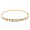 18ct Yellow Gold 1.60ct Brilliant Cut Diamond Bangle