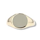 9ct Yellow Gold Plain Signet Ring