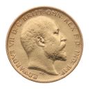 1902 Edward VII Large Head UK Half Sovereign Coin