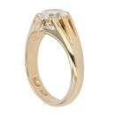 9ct Yellow Gold Cubic Zirconia Signet Ring