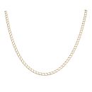 9ct Yellow Gold Square Curb Chain 26"