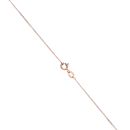9ct Rose Gold Pear Shaped Gemstone Pendant And 16" Chain