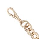 9ct Yellow Gold Patterned Belcher Bracelet 6.5"