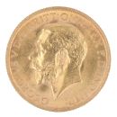 1915 George V Large Head UK Full Sovereign Coin