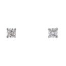 9ct White Gold 0.10ct Diamond Stud Earrings