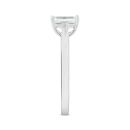 18ct White Gold 1.00ct Emerald Cut Lab Grown Diamond Solitaire Ring G VS