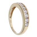 9ct Yellow Gold Cubic Zirconia Eternity Ring
