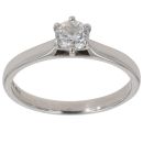 Platinum 0.51ct Brilliant Cut Diamond Solitaire Ring