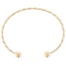 9ct Yellow Gold Twist Torque Bangle