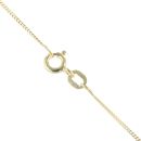 9ct Yellow Gold 0.50ct Brilliant Cut Diamond Trilogy Pendant and Chain 18"