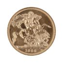 1958 Elizabeth II First Portrait UK Full Sovereign Coin