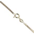 9ct Yellow Gold Wave Pattern Links Fancy Chain 16"