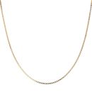 18ct Yellow Gold Box Chain 24"