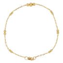 22ct Yellow Gold Trilogy Junction Fancy Bracelet 7"
