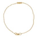 22ct Yellow Gold Trio Bead Fancy Bracelet 7"