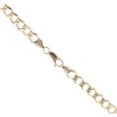 9ct Yellow Gold Curb Chain 22"