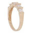 14ct Yellow Gold Cubic Zirconia Five Stone Ring