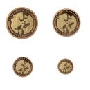 2022 St George and the Dragon Bi-Metallic Ascension Island Sovereign Deluxe Coin Set Proof Boxed