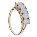 9ct Yellow Gold Opal Five Stone Ring