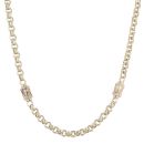 9ct Yellow Gold Fancy Four Barrel Belcher Chain 30"