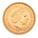2000 Elizabeth II Fourth Portrait UK Half Sovereign Coin