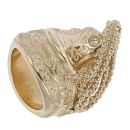 9ct Yellow Gold Heavyweight Saddle Ring