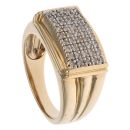 9ct Yellow Gold 0.50ct Diamond Signet Ring