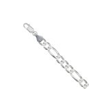 Silver Figaro Bracelet 8.5"