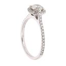 18ct White Gold 1.15ct Brilliant Cut Diamond Cluster Ring