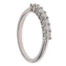 Platinum 0.33ct Brilliant Cut Diamond Seven Stone Eternity Ring