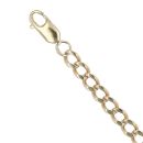 9ct Yellow Gold Curb Bracelet 8"