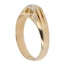18ct Yellow Gold 0.40ct Old Cut Diamond Signet Ring