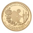 2021 Elizabeth II Remembrance Day Alderney Double Sovereign Coin Proof Boxed