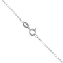 9ct Yellow and White Gold Cubic Zirconia Pendant and Chain 18"