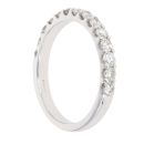 9ct White Gold 0.80ct Diamond Half Eternity Ring