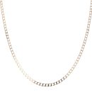 9ct Yellow Gold Square Curb Chain 18"