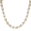 9ct Yellow Gold Textured Tulip Chain 24"