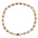 9ct Yellow Gold Celtic Fancy Bracelet 7.5"