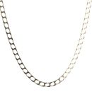 9ct Yellow Gold Square Curb Chain 20"