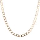 9ct Yellow Gold Curb Chain 20"