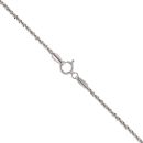 18ct White Gold Twist Fancy Chain 18"