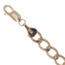 9ct Yellow Gold Curb Bracelet 7"