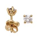 18ct Yellow Gold 0.35ct Brilliant Cut Diamond Stud Earrings