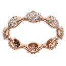 Pandora 18ct Rose Gold 0.50ct Brilliant Cut Diamond Fancy Ring
