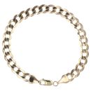 9ct Yellow Gold Curb Bracelet 8"