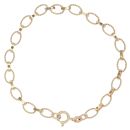 9ct Yellow Gold Twisted Belcher Bracelet 7"