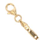 18ct Yellow Gold Double Curb and Bar Bracelet 7.5"