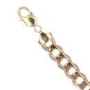 9ct Yellow Gold Curb Bracelet 10"