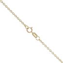 18ct Yellow Gold 0.60ct Brilliant Cut Diamond Cluster Pendant and Chain 18"