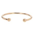 9ct Yellow Gold Plain Torque Bangle